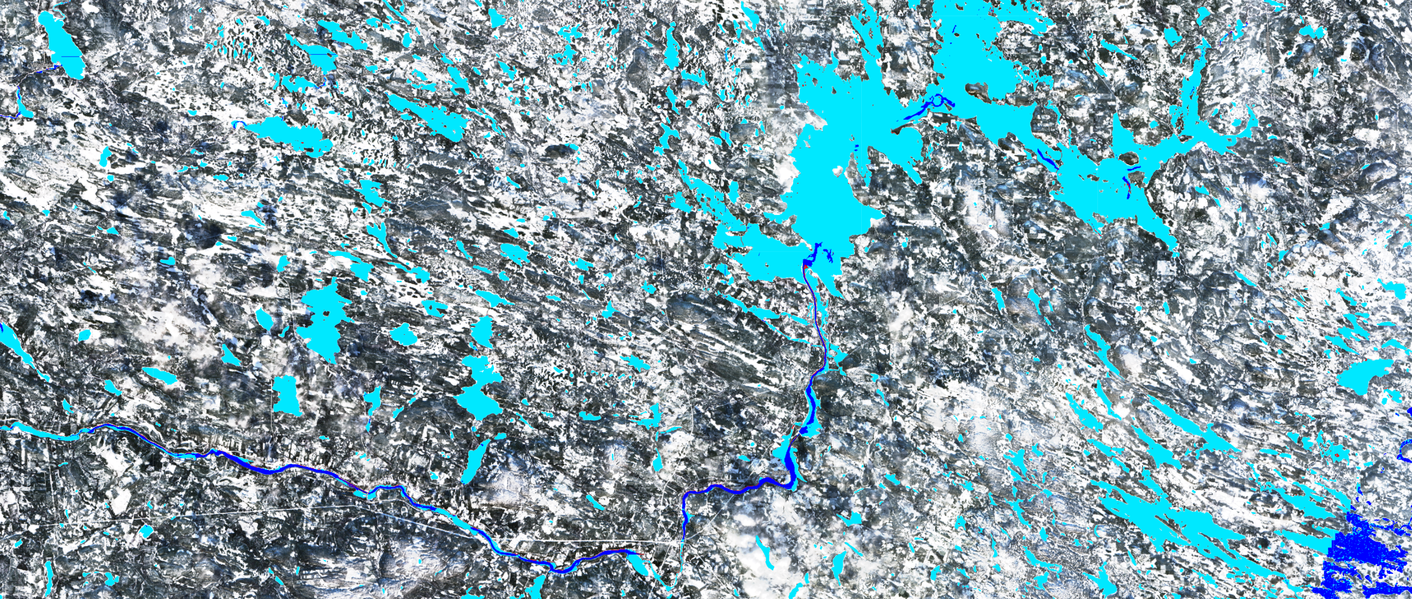 River and Lake Ice Extent S1+S2